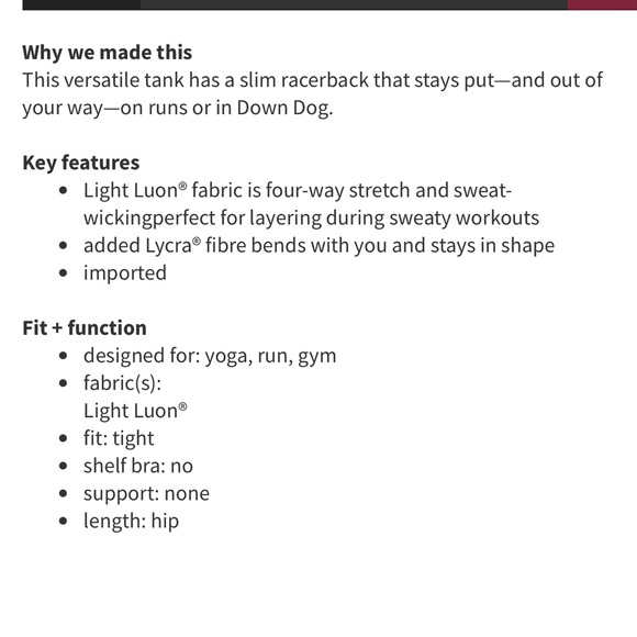 Lululemon | size 8 | cool racer back tank - Picture 6 of 11